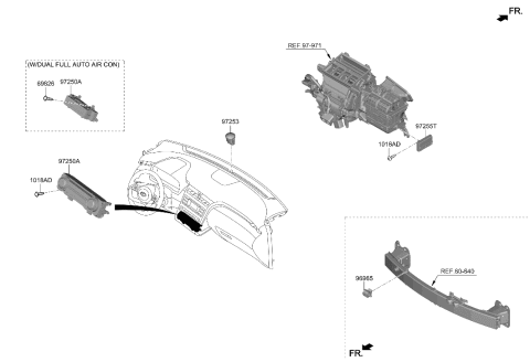 2022 Hyundai Tucson Heater System-Heater Control Diagram