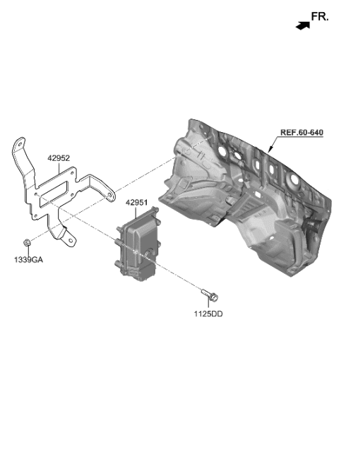 2022 Hyundai Tucson Auto Transmission Case Diagram 2