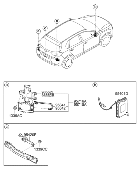 2020 Hyundai Elantra GT Relay & Module Diagram 3