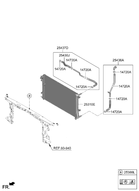 2023 Hyundai Elantra Engine Cooling System Diagram 2