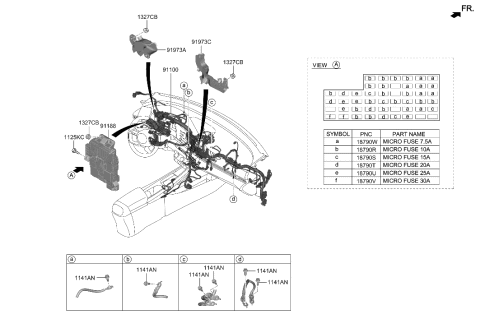 2023 Hyundai Elantra Main Wiring Diagram