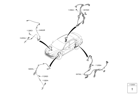 2021 Hyundai Elantra Hydraulic Module Diagram