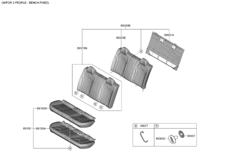 2023 Hyundai Elantra 2nd Seat Diagram 2