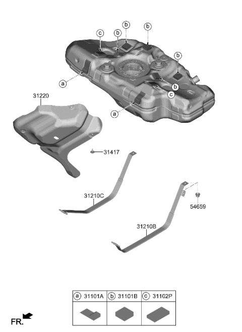 2022 Hyundai Elantra N Fuel System Diagram 2