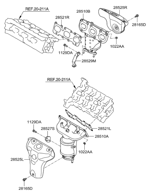 2016 Hyundai Azera Exhaust Manifold Diagram