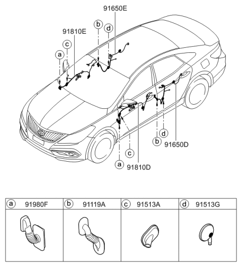 2016 Hyundai Azera Door Wiring Diagram