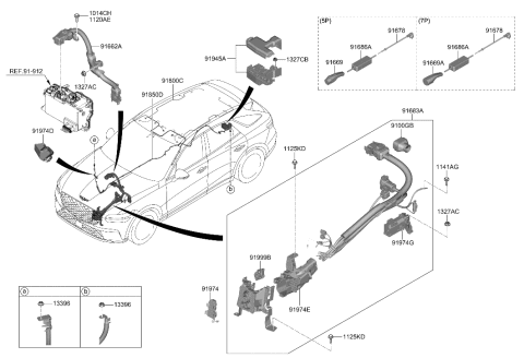 2019 Hyundai Accent PLUG-NORMAL CHARGER ICCB Diagram for 91678-GI020