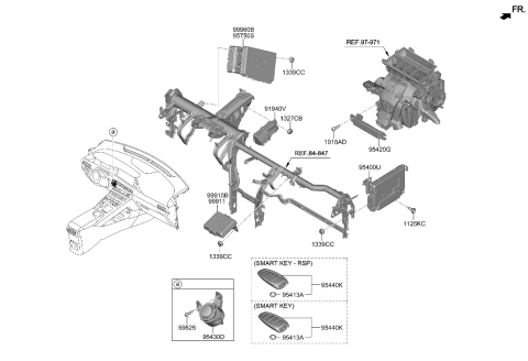 2023 Hyundai Nexo Relay & Module Diagram 1