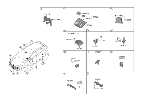 2023 Hyundai Nexo Relay & Module Diagram 2