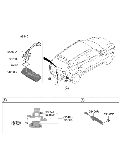 2019 Hyundai Nexo Relay & Module Diagram 3