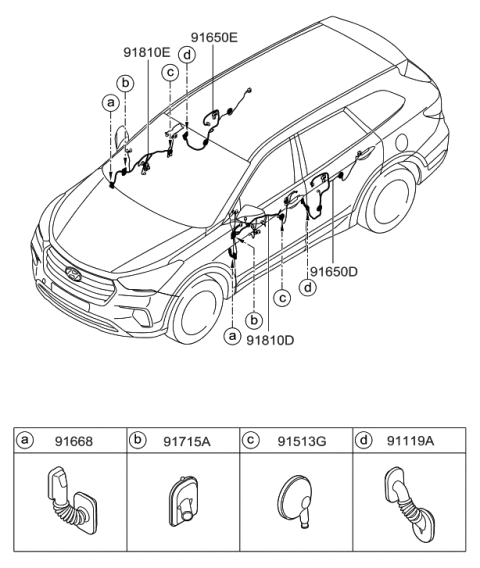 2018 Hyundai Santa Fe Door Wiring Diagram 1