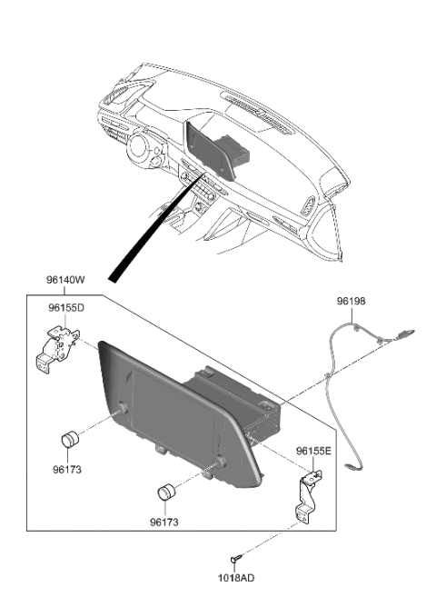 2020 Hyundai Sonata Hybrid Audio Diagram