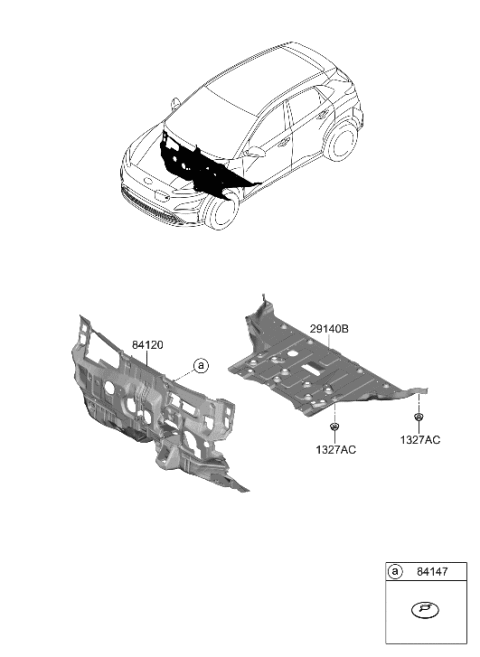 2023 Hyundai Kona Electric Isolation Pad & Plug Diagram 2