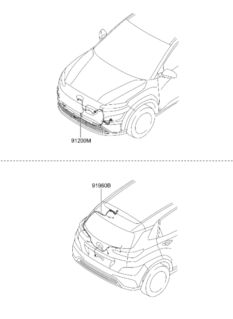 2023 Hyundai Kona Electric Miscellaneous Wiring Diagram 3