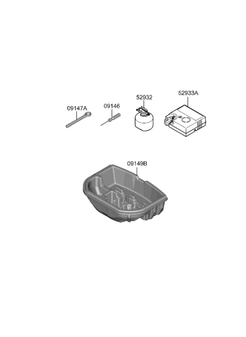 2023 Hyundai Kona Electric OVM Tool Diagram