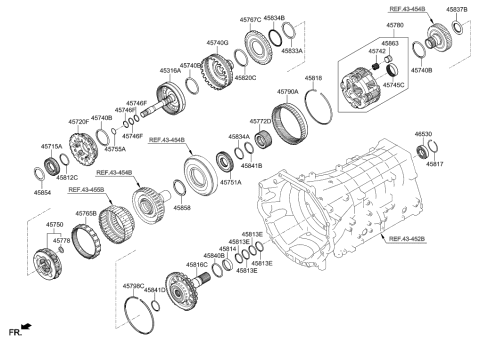 2022 Hyundai Genesis GV70 Transaxle Gear - Auto Diagram 2