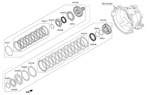 2023 Hyundai Genesis GV70 Transaxle Clutch - Auto Diagram 1