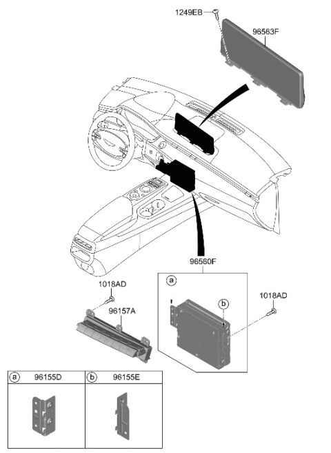 2023 Hyundai Genesis GV70 Information System Diagram