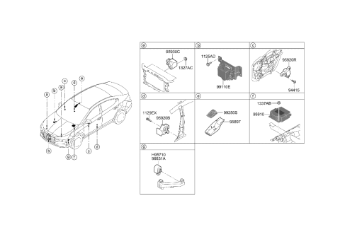 2020 Hyundai Elantra Relay & Module Diagram 2