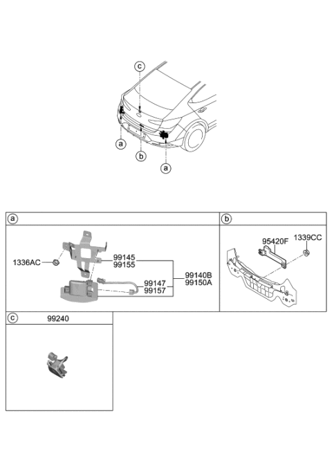 2019 Hyundai Elantra Relay & Module Diagram 3