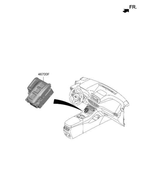 2021 Hyundai Santa Fe Shift Lever Control (ATM) Diagram