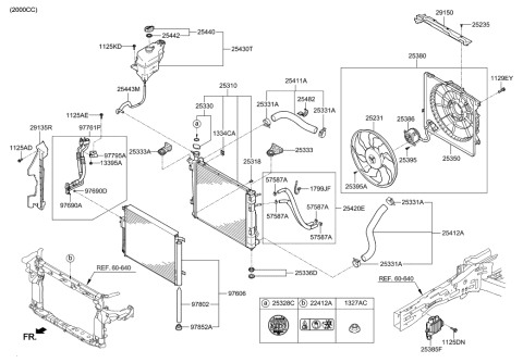 2015 Hyundai Santa Fe Sport Pipe & Tube Assembly Diagram for 97761-2W500