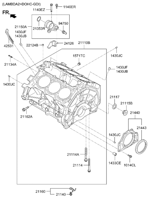 2010 Hyundai Genesis Cylinder Block Diagram 5