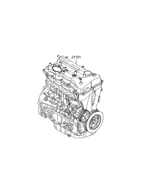 2014 Hyundai Sonata Sub Engine Diagram 1