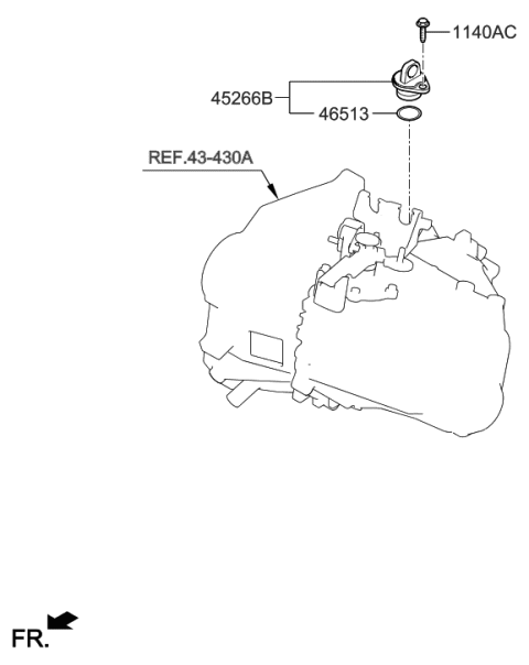 2021 Hyundai Elantra Speedometer Driven Gear Diagram