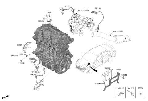 2022 Hyundai Elantra Electronic Control Diagram 1