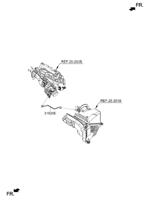 2021 Hyundai Elantra Fuel Line Diagram 2