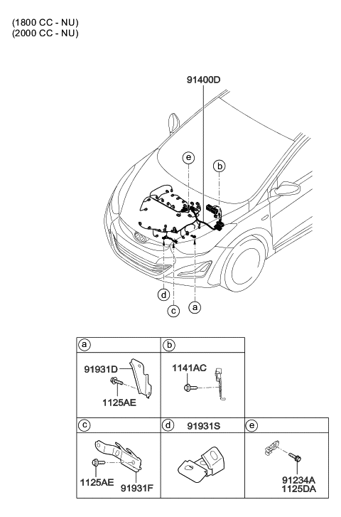 2015 Hyundai Elantra Control Wiring Diagram