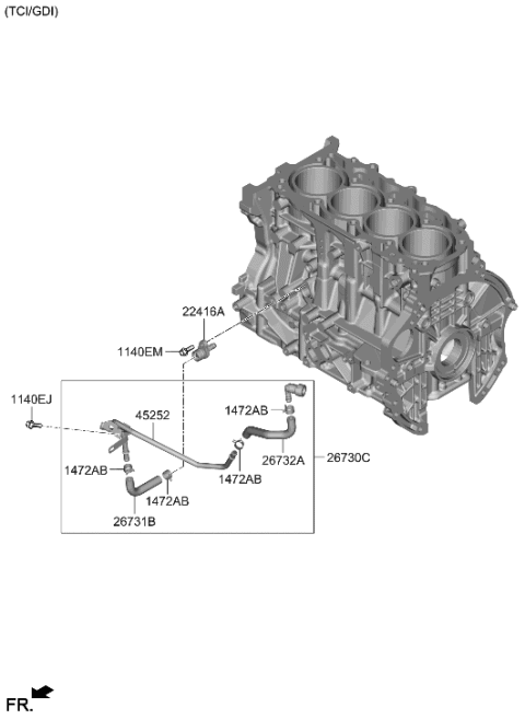 2022 Hyundai Tucson Rocker Cover Diagram 4