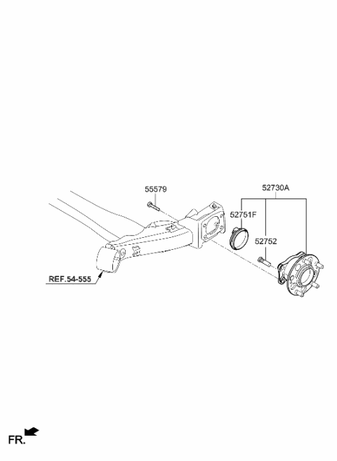 2021 Hyundai Elantra Rear Axle Diagram