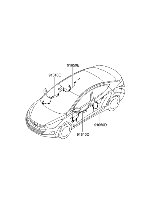 2014 Hyundai Elantra Door Wiring Diagram