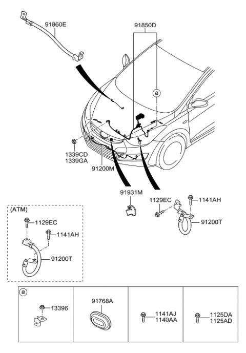 2012 Hyundai Elantra Miscellaneous Wiring Diagram