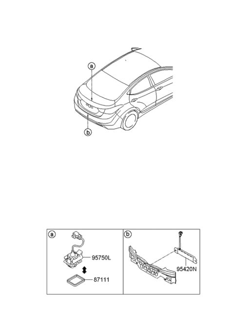 2013 Hyundai Elantra Relay & Module Diagram 2