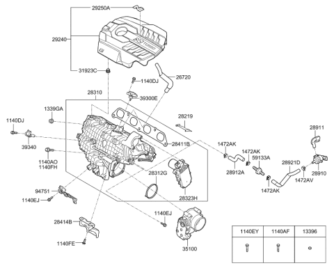 2020 Hyundai Veloster N Intake Manifold Diagram