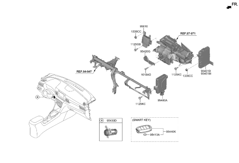 2020 Hyundai Veloster N Relay & Module Diagram 1