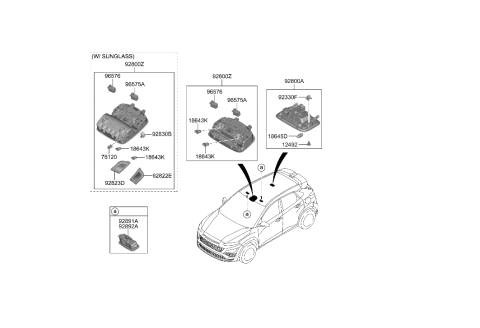 2022 Hyundai Kona N Room Lamp Diagram