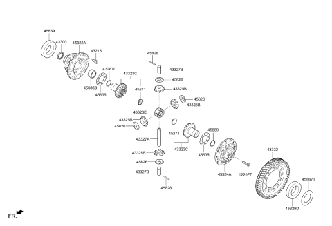 2023 Hyundai Kona N Transaxle Gear-Manual Diagram 2