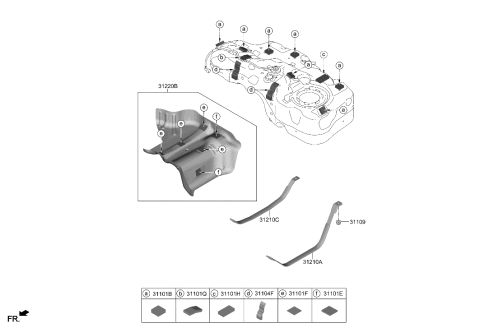 2022 Hyundai Kona N Fuel System Diagram 2