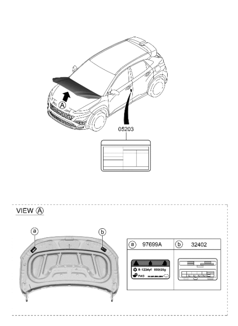 2022 Hyundai Kona N Label Diagram