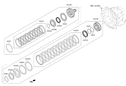 2022 Hyundai Genesis G70 Transaxle Clutch - Auto Diagram 1