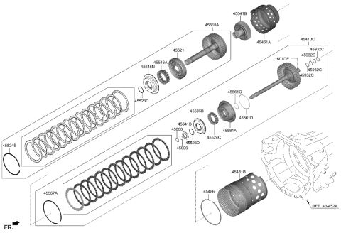 2022 Hyundai Genesis G70 Transaxle Clutch - Auto Diagram 2