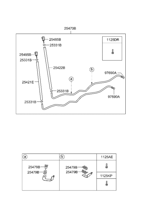 2021 Hyundai Genesis GV80 Oil Cooling Diagram