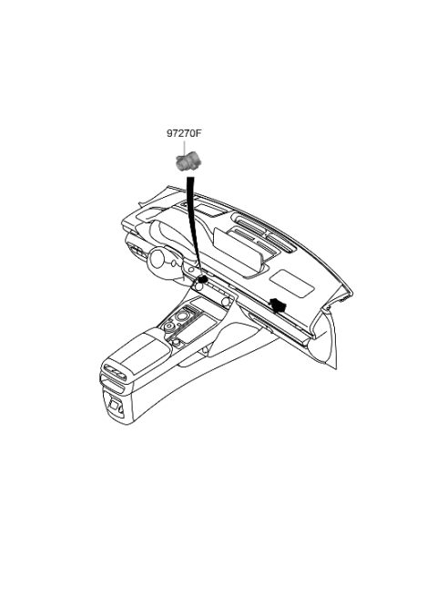 2023 Hyundai Genesis GV80 Heater System-Duct & Hose Diagram 3