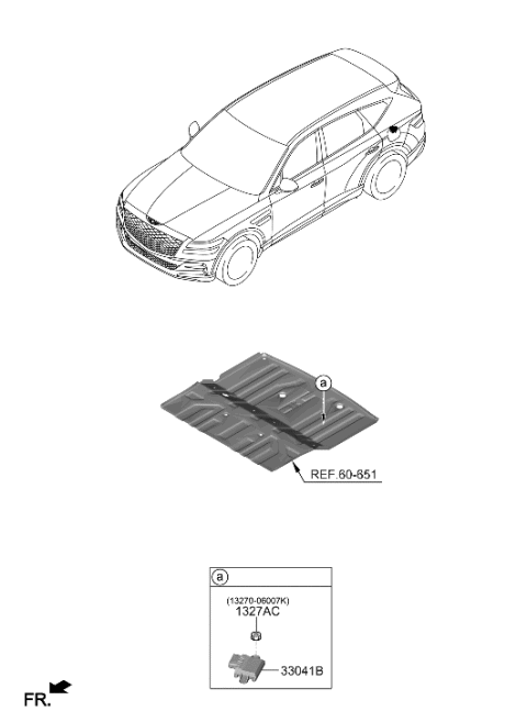 2022 Hyundai Genesis GV80 Fuel System Diagram 3