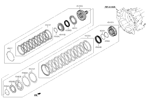 2021 Hyundai Genesis GV80 Transaxle Clutch - Auto Diagram 2