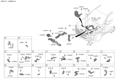 2023 Hyundai Genesis GV80 Control Wiring Diagram 2